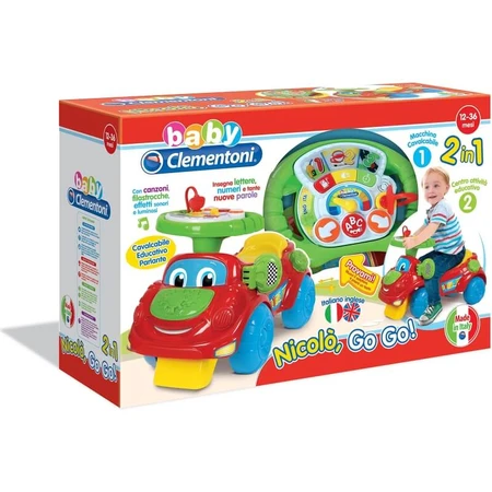 Clementoni Ride-On Toy Nicolo Go Go 2-in-1 12–36 months