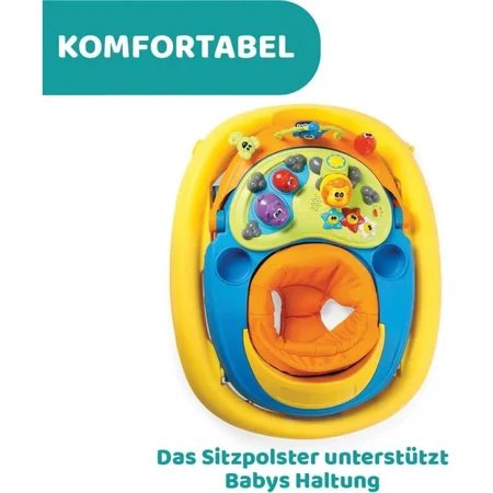 Trotteur Chicco Walky Talky Sunny avec barre de jeux en 3D