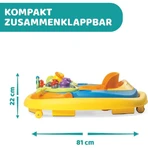 Trotteur Chicco Walky Talky Sunny avec barre de jeux en 3D