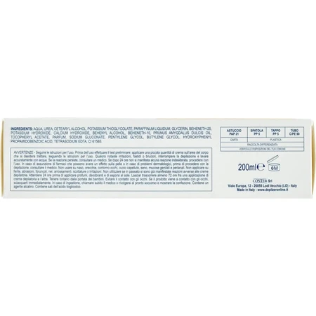 Crema depilatoria Depilzero para piernas y brazos, 200 ml