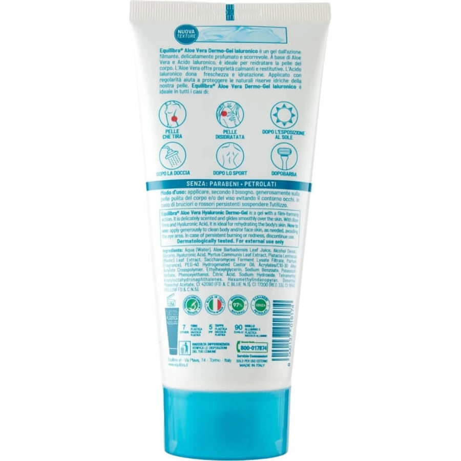 Equilibra Extra Aloe - Gel dermo-hydratant à l'acide hyaluronique 150 ml