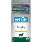 Farmina Vet Life Obesity Fish Canine Formula - Complete Dietary Food for Obese Dogs, 12 kg