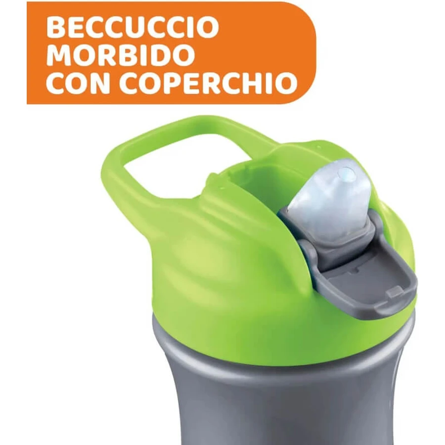 Chicco Green Pop-Up Cup, 350 ml