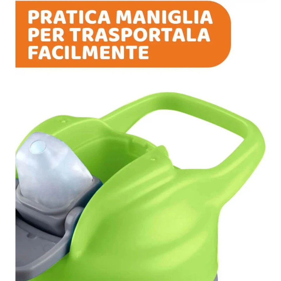 Chicco Green Pop-Up Cup, 350 ml