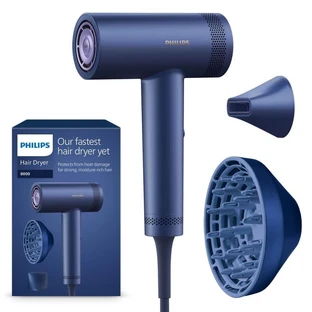 Philips Série 8000 BHD839/10 - Sèche-cheveux de 1 400 watts - bleu