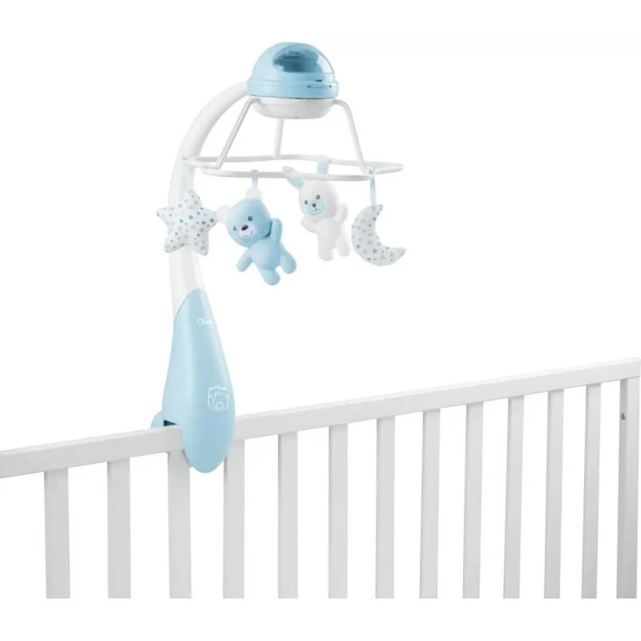 Chicco Rainbow Musik-Mobile ab 0 Monaten – Hellblau