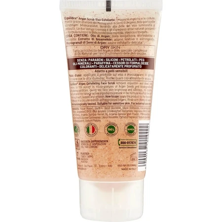 Equilibra Argan - Exfoliante facial 75 ml