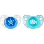 Chicco Physio Air Boy Silicone Pacifier, 6–12 months, 2-pack