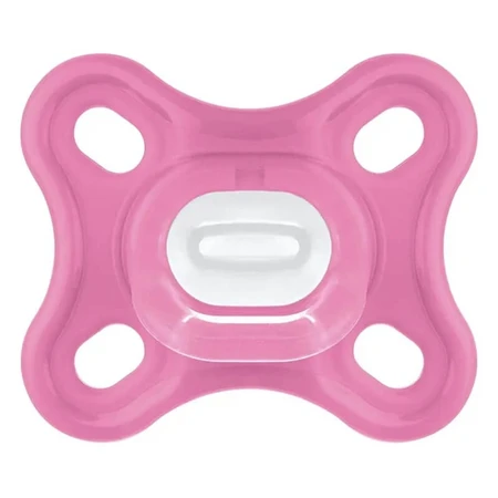 Mam Comfort 0m+ Silicone Pacifier - Pink
