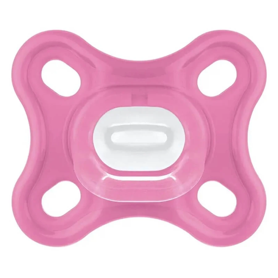 Mam Comfort 0m+ Silicone Pacifier - Pink