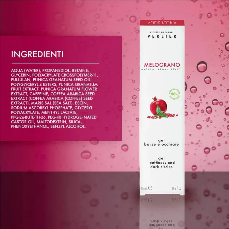Perlier Pomegranate – Gel gegen Schwellungen und Augenringe, 15 ml