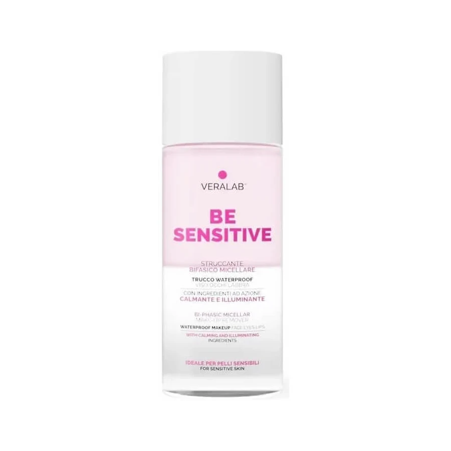 Veralab Be Sensitive - Desmaquillante micelar bifásico, 150 ml