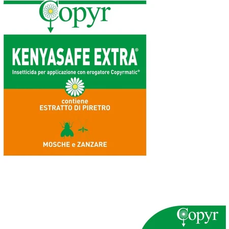 Copyr Kenyasafe Extra - Insecticida contra mosquitos, moscas y otros insectos voladores, 1 lata de 250 ml