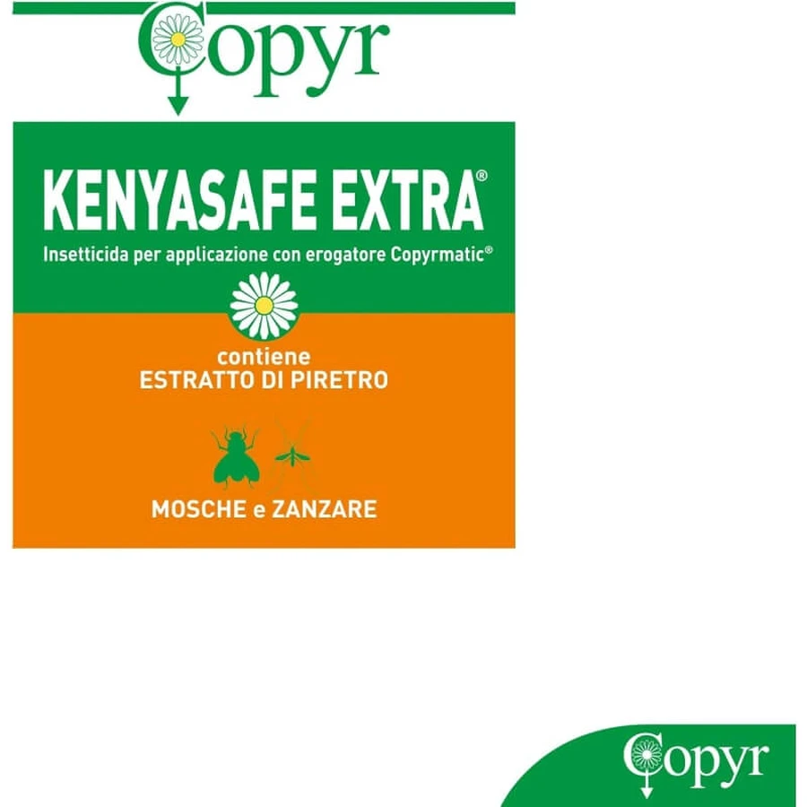 Copyr Kenyasafe Extra - Insecticida contra mosquitos, moscas y otros insectos voladores, 1 lata de 250 ml