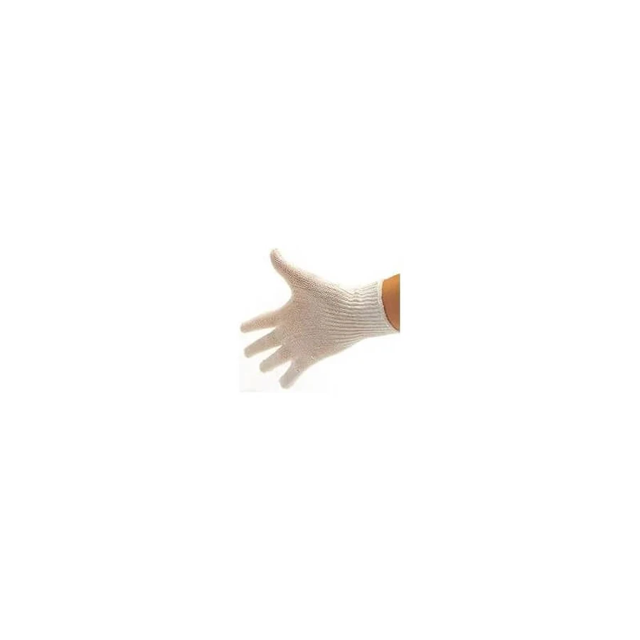 Witte katoenen handschoenen, maat 6,5