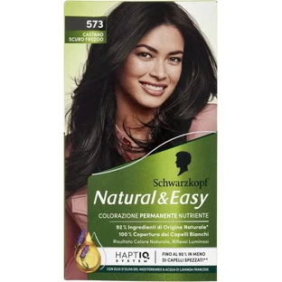 Schwarzkopf Natural &amp; easy – Dauerhaarfarbe Nr. 573 Kühles Dunkelbraun