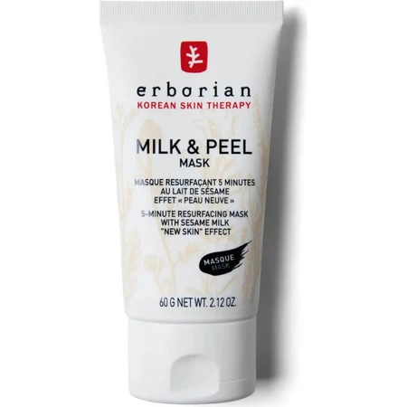 Mascarilla Milk &amp; Peel de Erborian - Mascarilla coreana purificante, 60 g