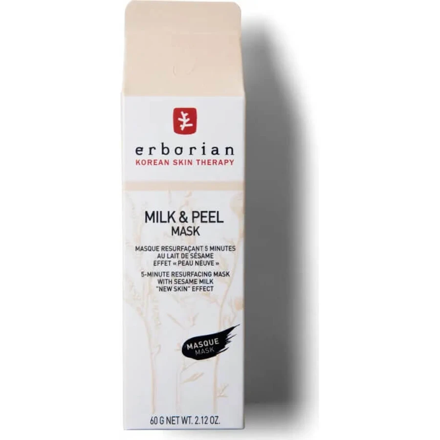 Mascarilla Milk &amp; Peel de Erborian - Mascarilla coreana purificante, 60 g