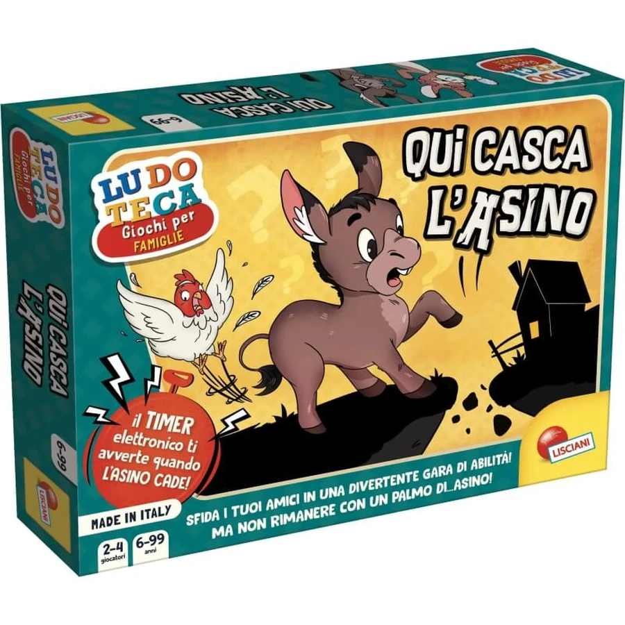 Lisciani Ludoteca: „Qua casca l'asino“ – bordspel