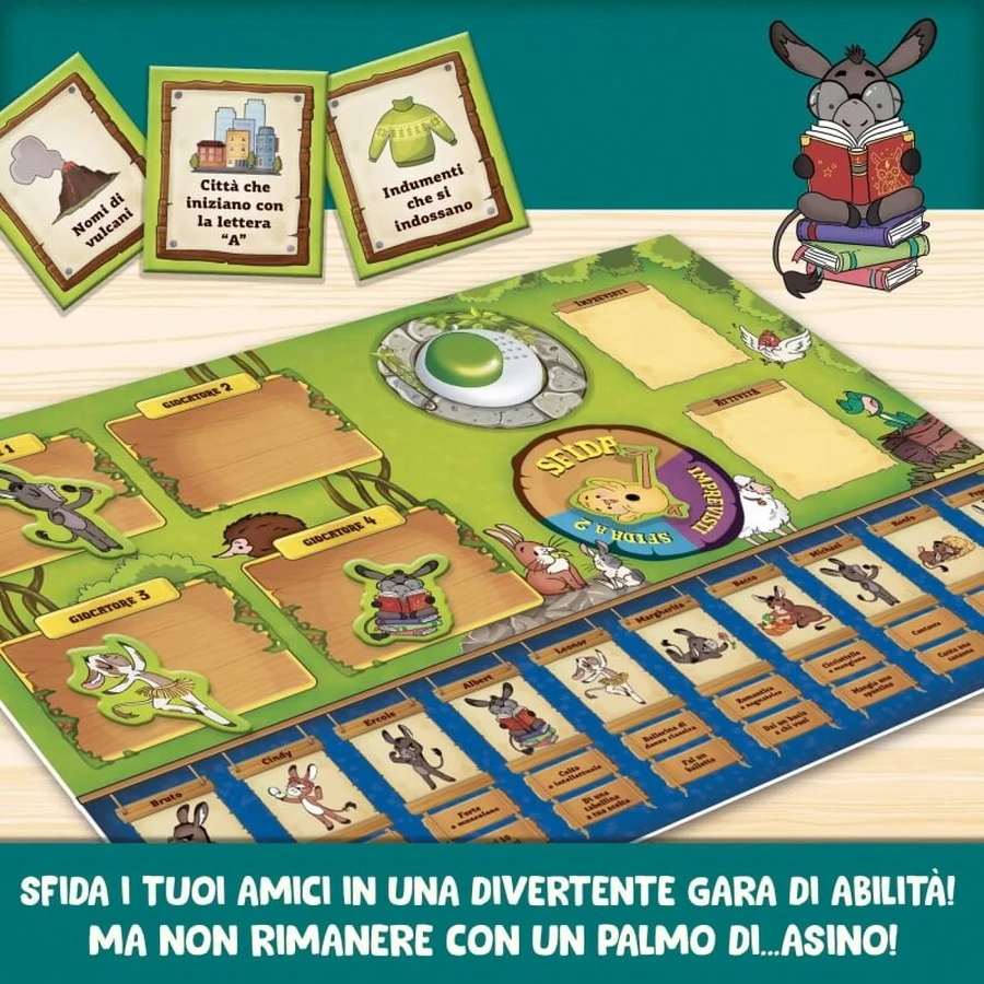 Lisciani Ludoteca: „Qua casca l'asino“ – bordspel