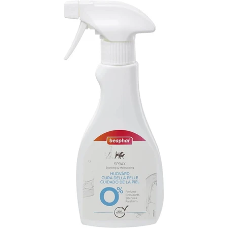 Beaphar Skin Care - Soothing and Moisturizing Spray for Sensitive Skin in Dogs and Cats, 250 ml