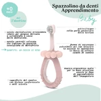Cepillo de dientes para los primeros dientes de Suavinex, de 0 a 2 años, rosa