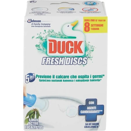 Duck Fresh Discs - 6 Scented Toilet Discs: Active Eucalyptus