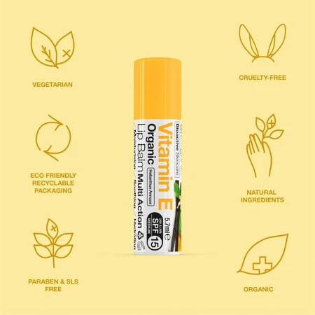 Dr. Organic Vitamin E Lip Balm - 5.7 ml