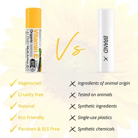 Dr. Organic Vitamin E Lip Balm - 5.7 ml