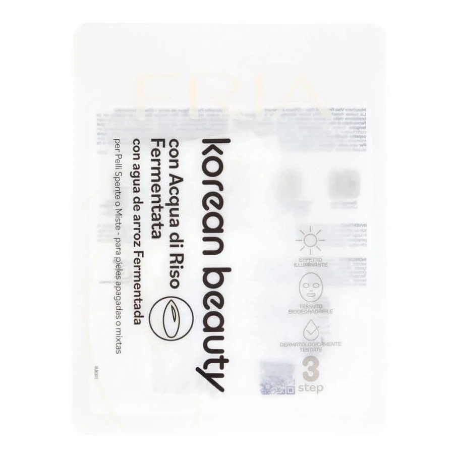 Fria Korea beauty – mască de față iluminatoare și reechilibrantă pentru tenul tern sau mixt