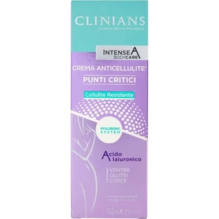 Clinians Intensiv-Anti-Cellulite-Creme für Problemzonen – Bauch, Gesäß und Oberschenkel – 150 ml