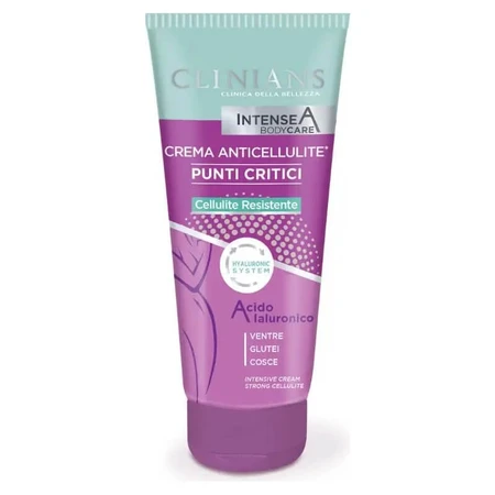 Clinians Intensiv-Anti-Cellulite-Creme für Problemzonen – Bauch, Gesäß und Oberschenkel – 150 ml