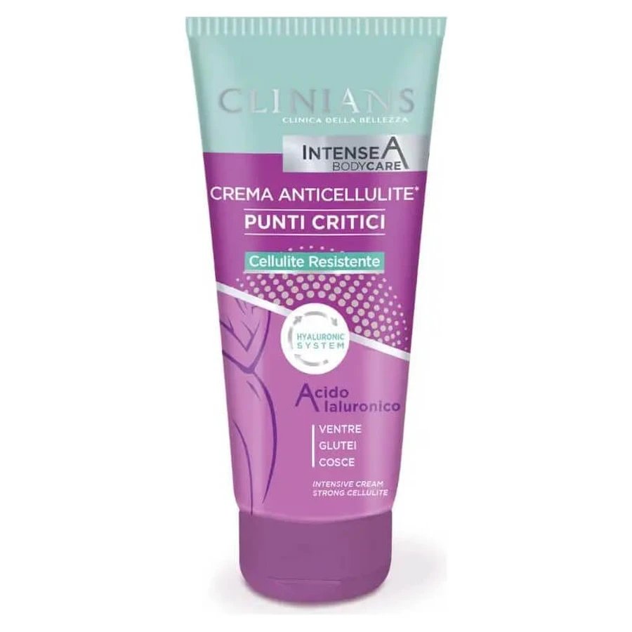 Clinians Intensiv-Anti-Cellulite-Creme für Problemzonen – Bauch, Gesäß und Oberschenkel – 150 ml