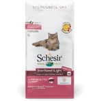 Schesir Sterilized &amp; Light Prosciutto - Aliment complet pour chats adultes stérilisés (formule allégée), 10 kg