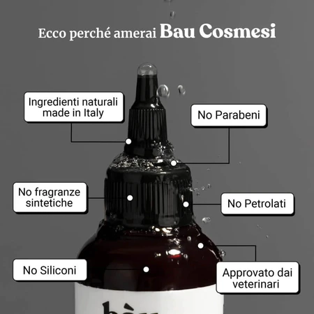 Loción limpiadora de oídos para perros de Bau Cosmetics, 100 ml