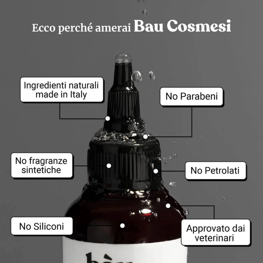 Loción limpiadora de oídos para perros de Bau Cosmetics, 100 ml