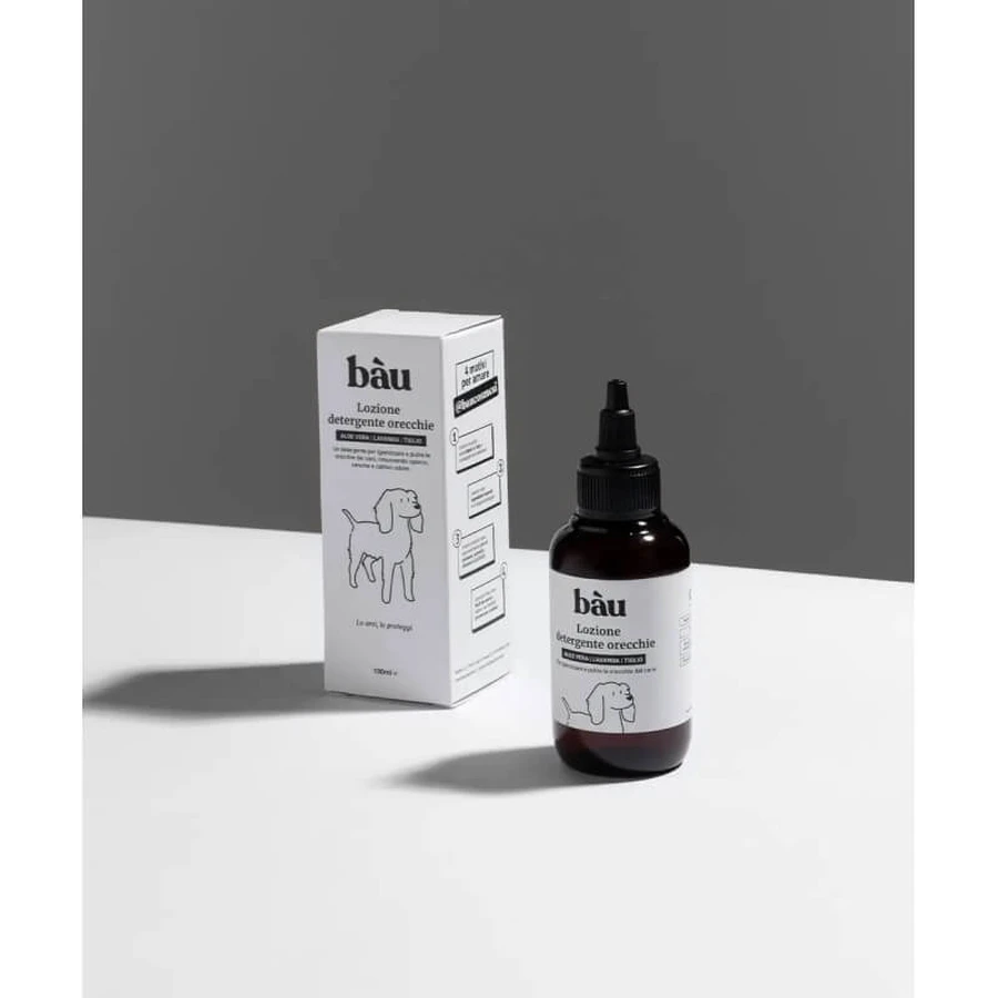 Loción limpiadora de oídos para perros de Bau Cosmetics, 100 ml