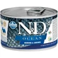 Farmina N&amp;d Ocean Adult Mini Herring and Shrimp - Complete Food for Small Adult Dogs, 140 g