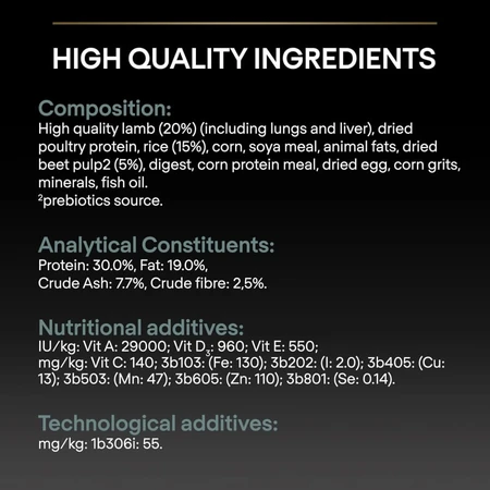 Purina Pro Plan Sensitive Digestion Lamm – Alleinfuttermittel für mittelgroße Welpen, 3 kg