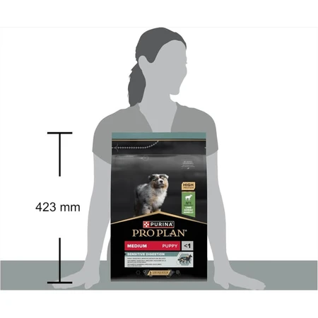 Purina Pro Plan Sensitive Digestion Lamm – Alleinfuttermittel für mittelgroße Welpen, 3 kg