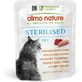 Almo Nature HFC Sterilized Chicken and Tuna – Ergänzungsfuttermittel für sterilisierte erwachsene Katzen, 50 g