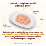 Almo Nature HFC Sterilized Chicken and Tuna – Ergänzungsfuttermittel für sterilisierte erwachsene Katzen, 50 g