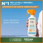Garnier Ambre Solaire Advanced Sensitive Kids Ceramide Protect SPF 50+ - Spray solar 270 ml