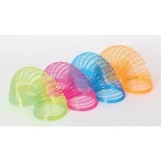 Neon Pink Spiral Plastic Spring