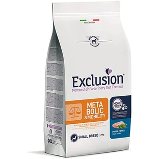 Exclusion Diet Metabolic & Mobility Formula with Pork and Fiber - Dietary Food for Small Dogs, 2 kg