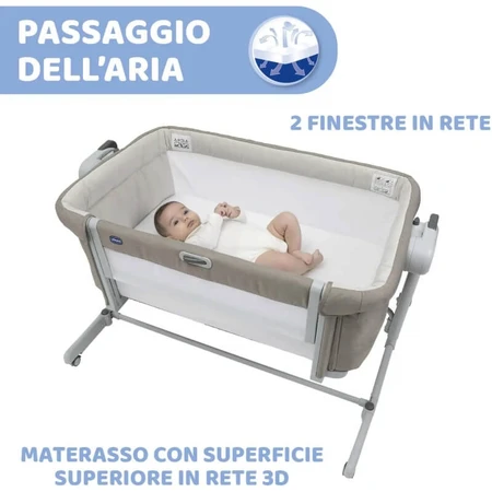Chicco next2me magic evo - Desert Taupe Co-Sleeping Crib