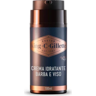 Gillette King C. Gillette - Hydraterende crème voor baard en gezicht, 100 ml