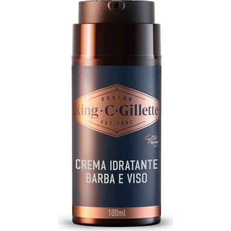 Gillette King C. Gillette - Moisturizing Cream for Beard and Face, 100 ml