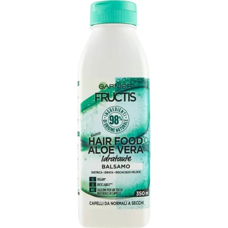 Fructis Hair Food - Acondicionador hidratante con aloe vera, 350 ml