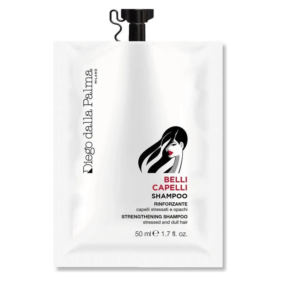 Diego dalla Palma Belli Capelli - Shampooing fortifiant pour des cheveux forts, volumineux et brillants, 50 ml